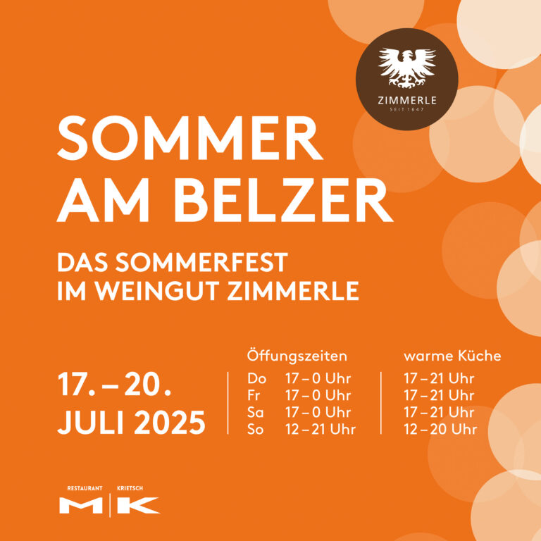 Sommer am Belzer 2025 – Weingut Zimmerle